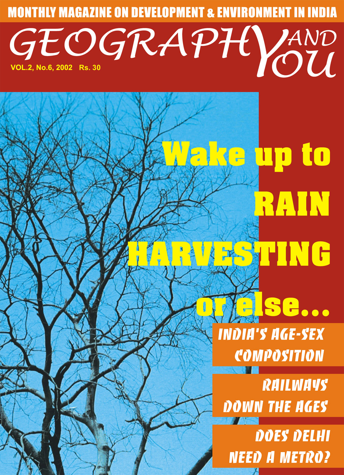 Wake up to Rain Harvesting or else... (June 2002) cover